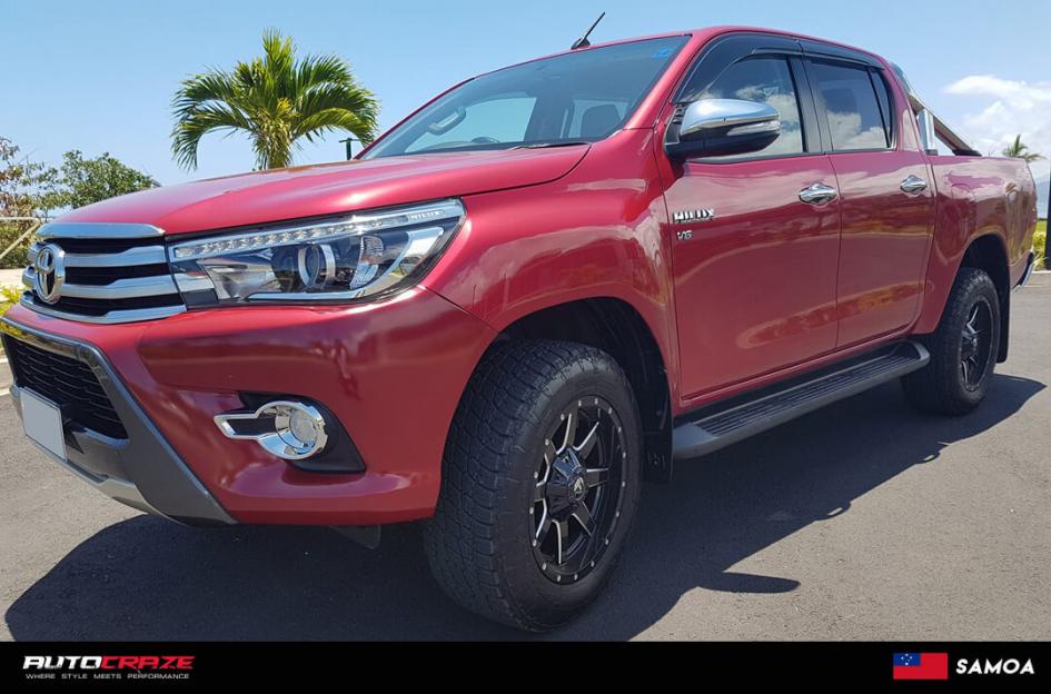 TOYOTA HILUX N80 4WD MAVERICK GLOSS BLACK MILLED ACCENTS